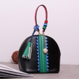 Dame Retro Mini-skuldertaske Tassel Håndtaske