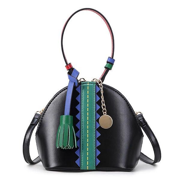 Dame Retro Mini-skuldertaske Tassel Håndtaske