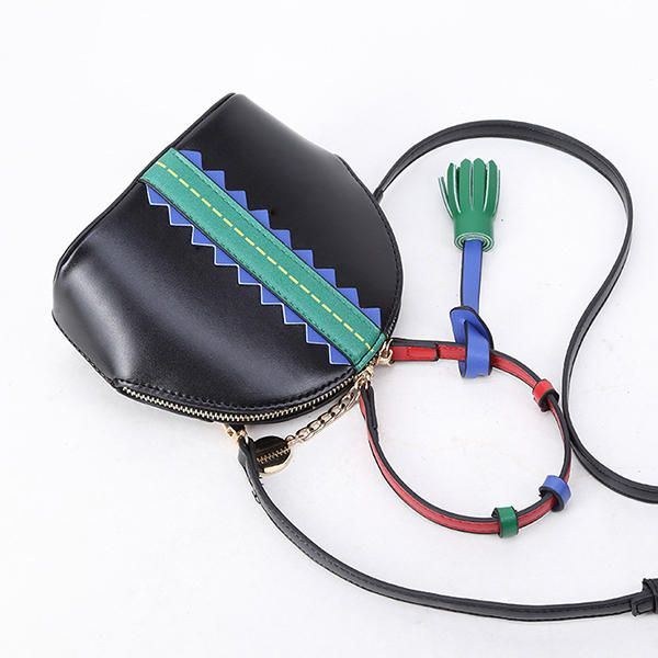 Dame Retro Mini-skuldertaske Tassel Håndtaske