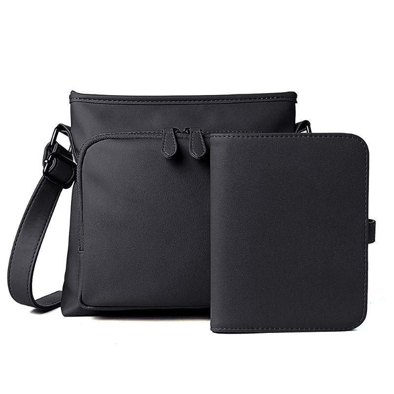 Dame Solid Multifunktionel Muti-kortpladser 2 Stykker Crossbody-taske Skuldertaske