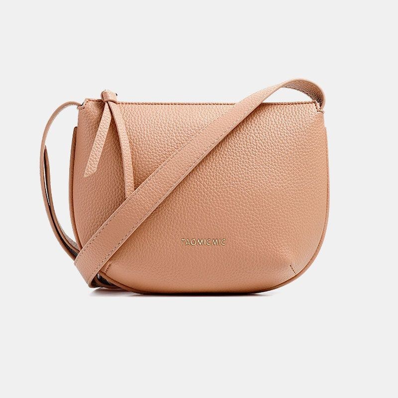 Dame Solid Pu Crossbody-taske Armhuletaske