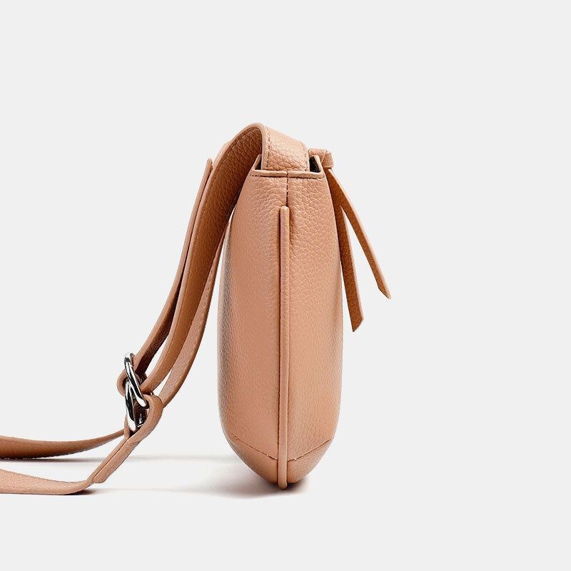 Dame Solid Pu Crossbody-taske Armhuletaske