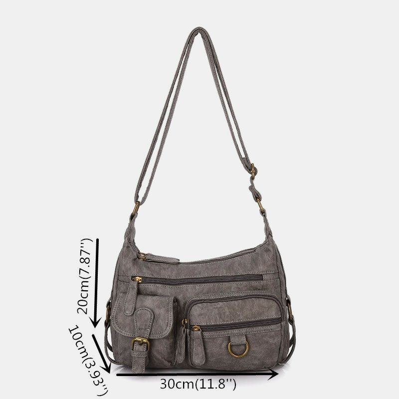 Dame Vandtæt Multi-pocket Håndtaske Crossbody Bag Skuldertaske