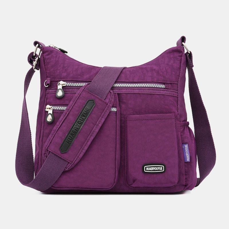 Dame Vandtæt Stor Kapacitet Multi-layer Multifunktionel Crossbody Bag Skuldertaske