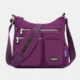 Dame Vandtæt Stor Kapacitet Multi-layer Multifunktionel Crossbody Bag Skuldertaske