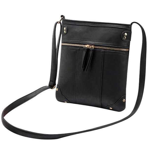 Dame Vintage Messenger Tasker Piger Casual Skuldertasker Retro Crossbody Tasker