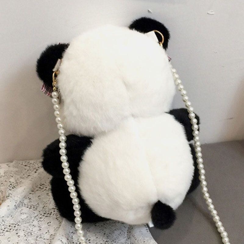 Dame Vinter-ol Beijing 2022 Dacron Cute Panda Crossbody Bag Skuldertaske