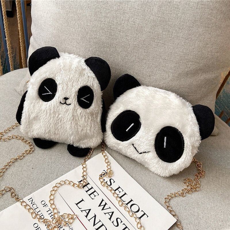 Dame Vinter-ol Beijing 2022 Sød Panda Crossbody Taske Skuldertaske