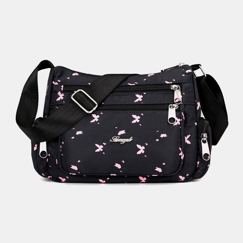 Damemode Nylon Casual Skuldertaske Crossbody Taske