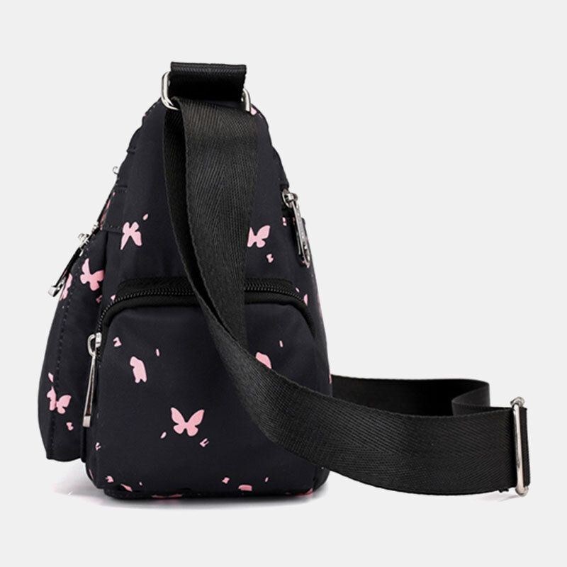 Damemode Nylon Casual Skuldertaske Crossbody Taske