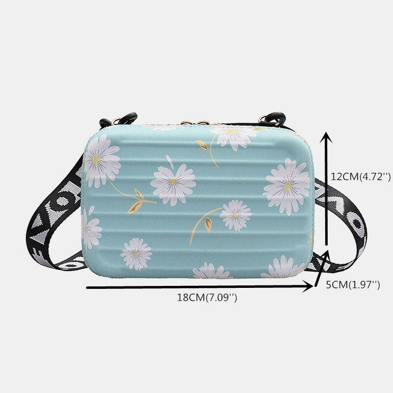 Damemode Skuldertaske Crossbody Bag Flower Bag