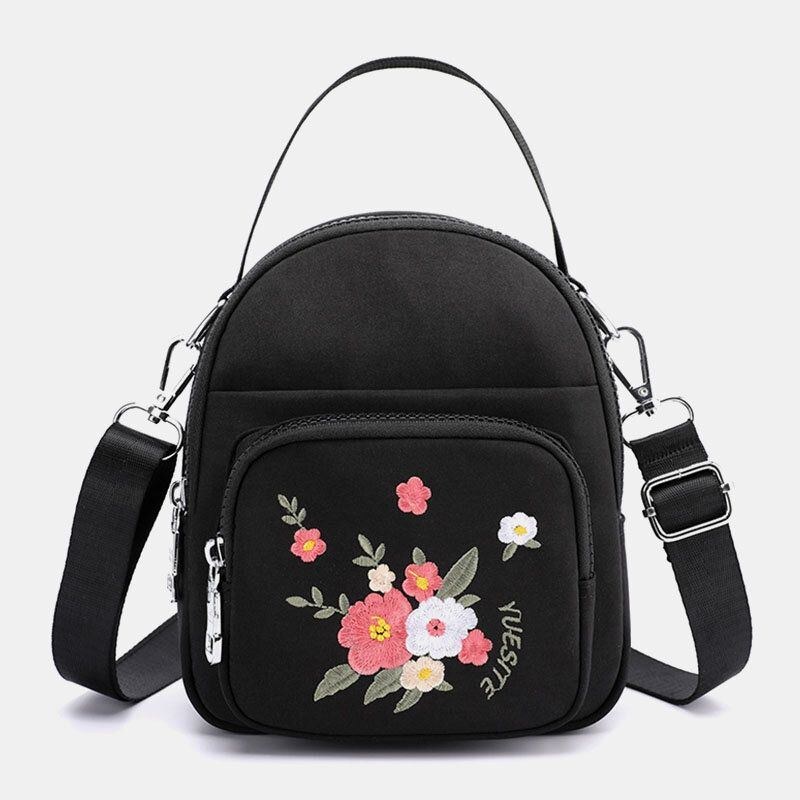 Damemodebroderi Skuldertaske Crossbody Taske