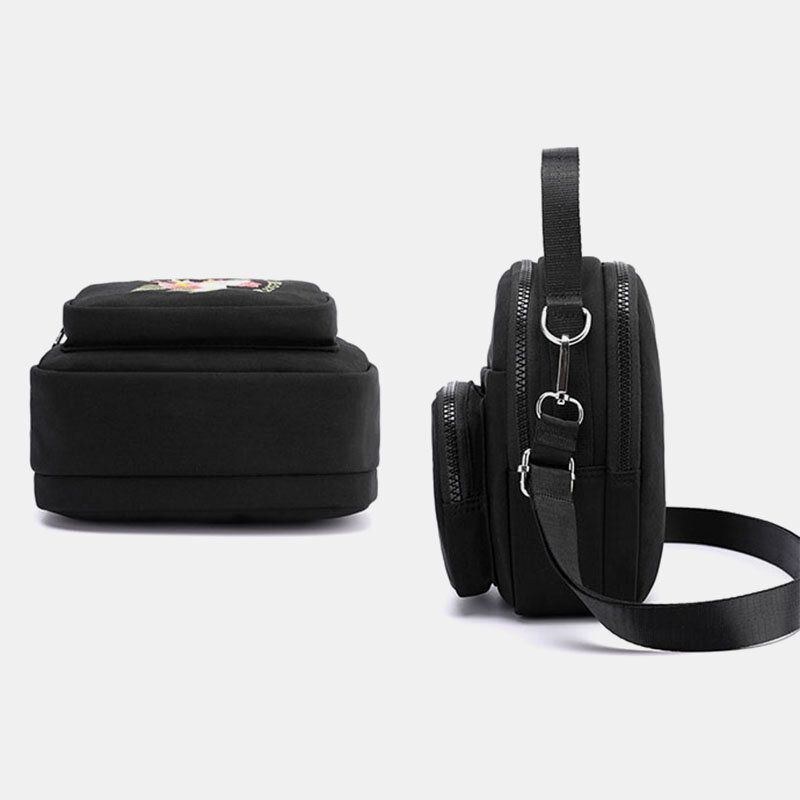 Damemodebroderi Skuldertaske Crossbody Taske