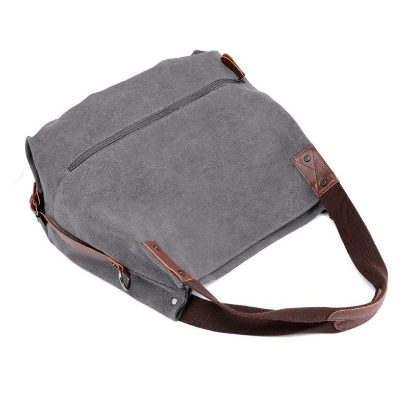 Håndtaske I Lærred Til Kvinder Minimalistisk Mode Sommer Indkøbstaske Skulder Crossbody Taske