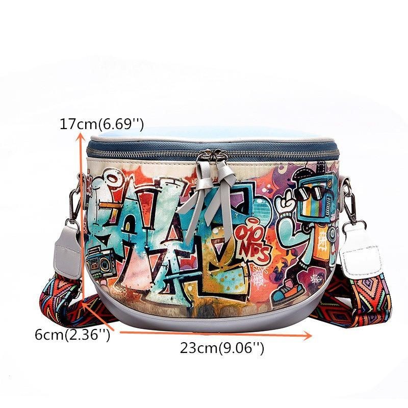 Kvindemode Multi-bæretaske Hip-hop Crossbody-taske