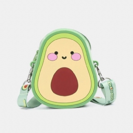 Sød Jordbær Avocado Gummi Mini Crossbody Taske