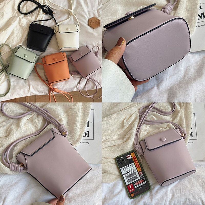 Solid 6.3 Tommer Telefontaske Crossbody-taske Til Kvinder