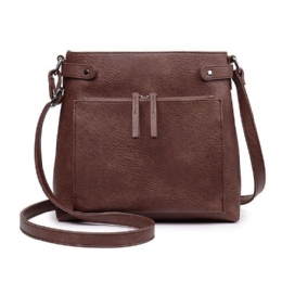 Solid Card Holder Til Kvinder Multifunktion Crossbody-taske