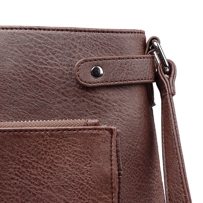 Solid Card Holder Til Kvinder Multifunktion Crossbody-taske