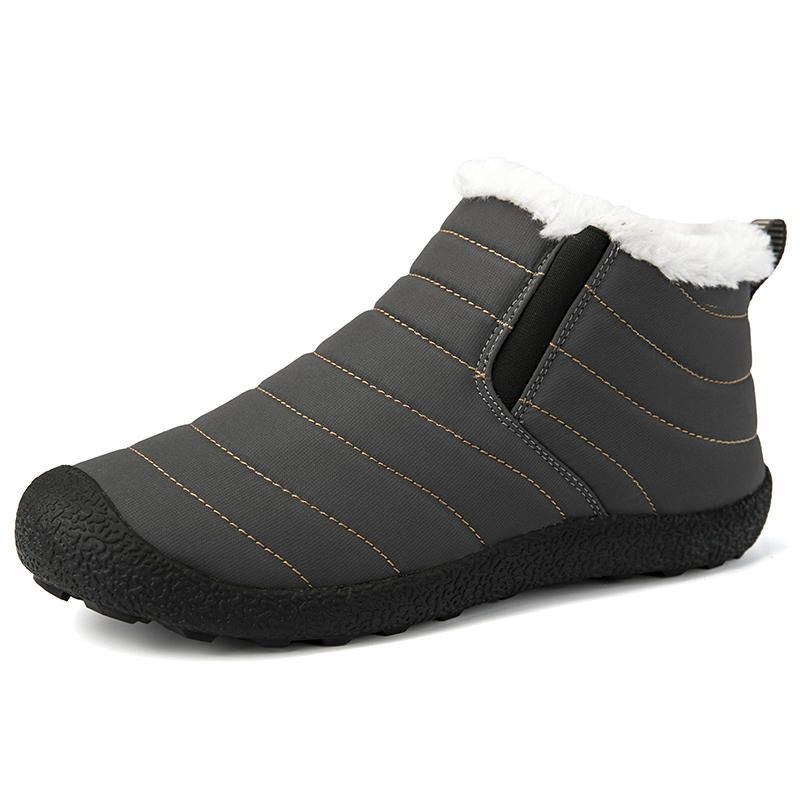 Herre Casual Varm Vandtæt Slip On Snow Boots