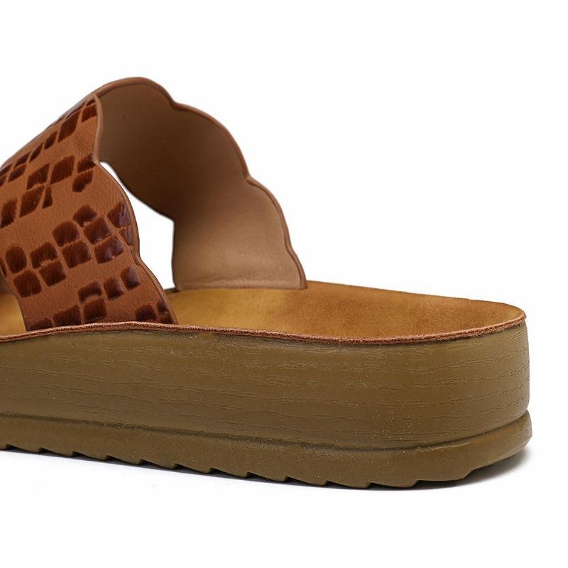 Dame Casual Clip Toe Platform Hjemmesko