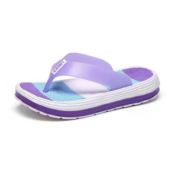 Dame Casual Soft Clip Toe Strandsandaler