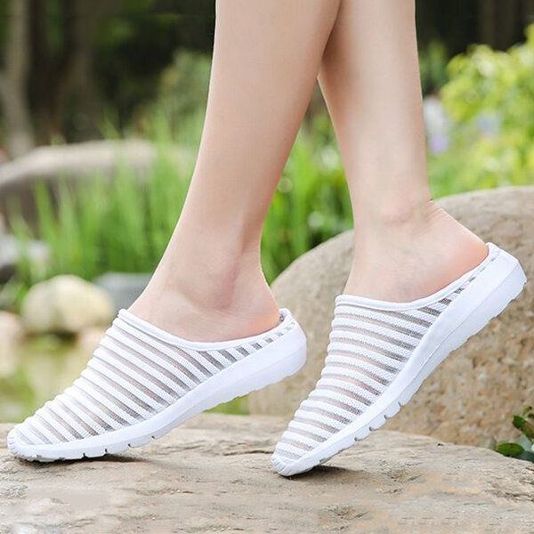 Dame Mesh Åndbar Casual Hollow Out Sommer Slippersandaler