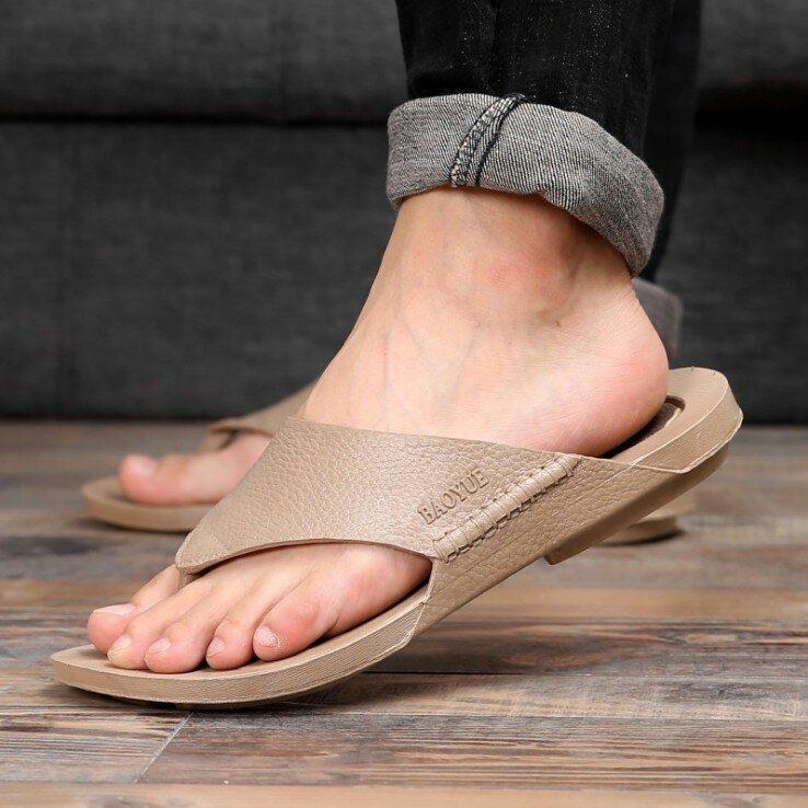 Herre Casual Hjem Indendørs Slip On Hjemmesko