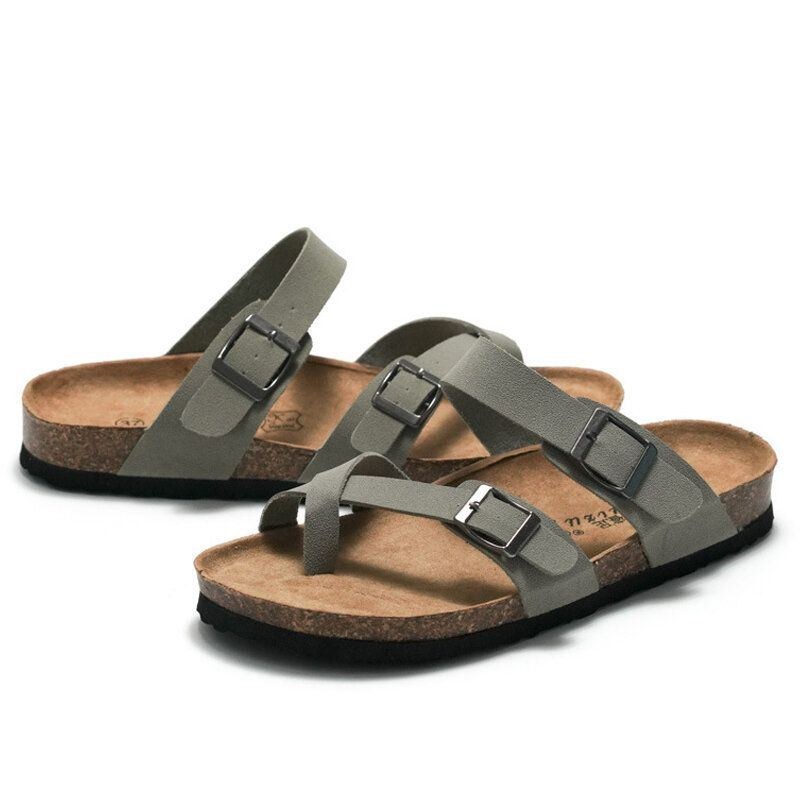 Herre Clip Toe Spænde Slip On Casual Beach Daily Slippers