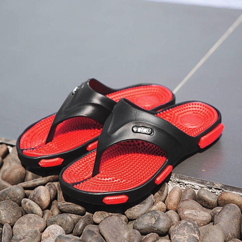 Herre Massage Flip Flop Casual Bløde Strandtøfler