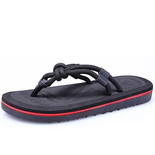 Herre Soft Sole Clip Toe Slippers Sommer Strandsko