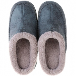 Herre Varmforet Slip On Home Casual Vinter Hjemmesko