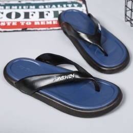 Mændtrusse Blød Sål Letvægts Udendørs Flip Flops Casual Platform Hjemmesko