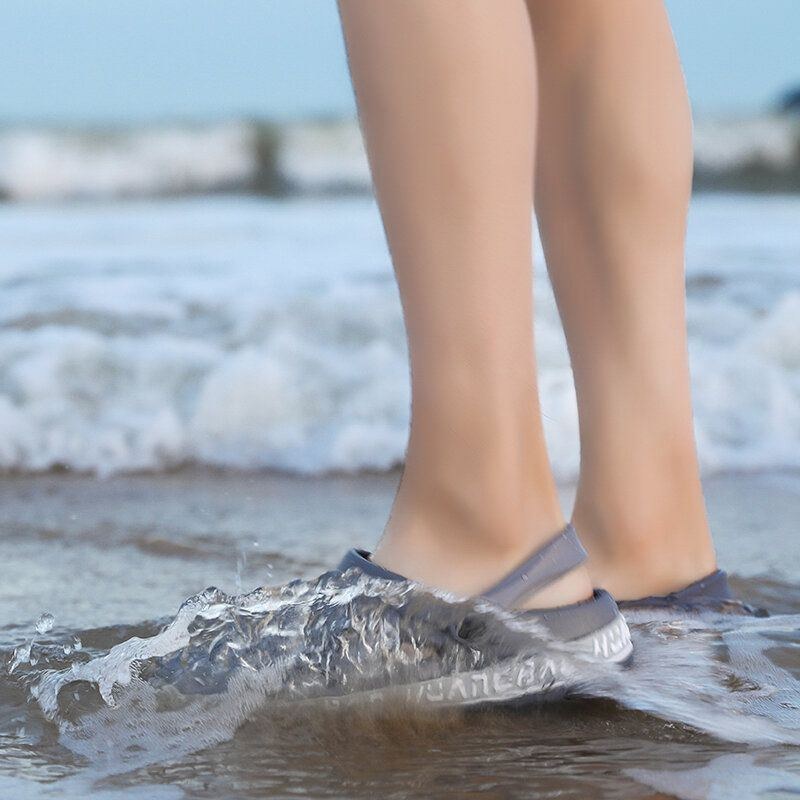 Skridsikre Mænds Vandtætte Udendørs Blødsål Strandsandaler Og Hjemmesko