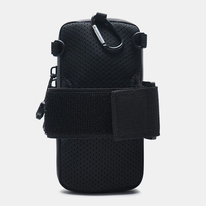 Herre Casual Vandtæt Dacron Air Permeabilitet 6.6 Tommer Telefontaske Taljetaske Crossbody-taske Skuldertaske