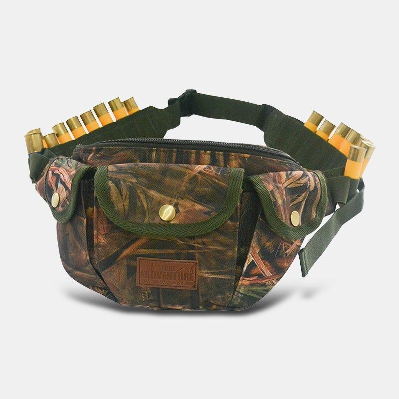 Herre Oxford Camouflages Multifunktion Udendørs Jagt Taljetaske Justerbar Tactical Bag