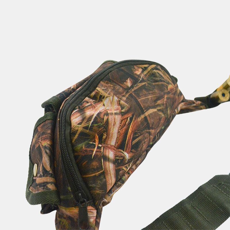 Herre Oxford Camouflages Multifunktion Udendørs Jagt Taljetaske Justerbar Tactical Bag