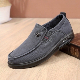 Herre Åndbar Blød Sål Skridsikker Comfy Slip On Old Peking Casual Sko