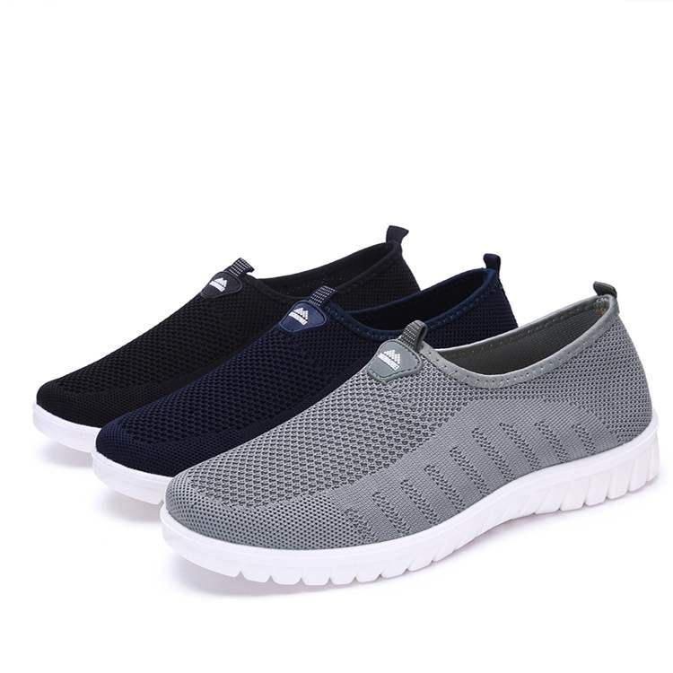 Herre Åndbar Mesh Bløde Såler Casual Walking Loafers