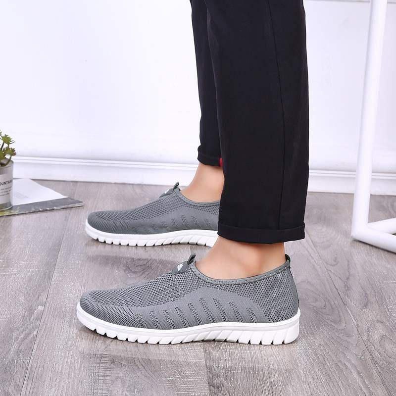 Herre Åndbar Mesh Bløde Såler Casual Walking Loafers