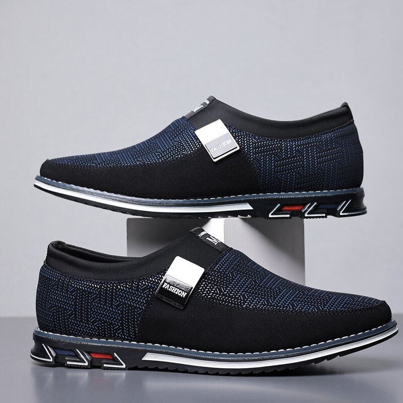 Herre Åndbar Skridsikker Behagelig Blød Bund Slip On Casual Business Loafers Sko