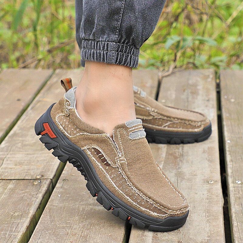 Herre Åndbar Skridsikker Casual Outdoor Loafers