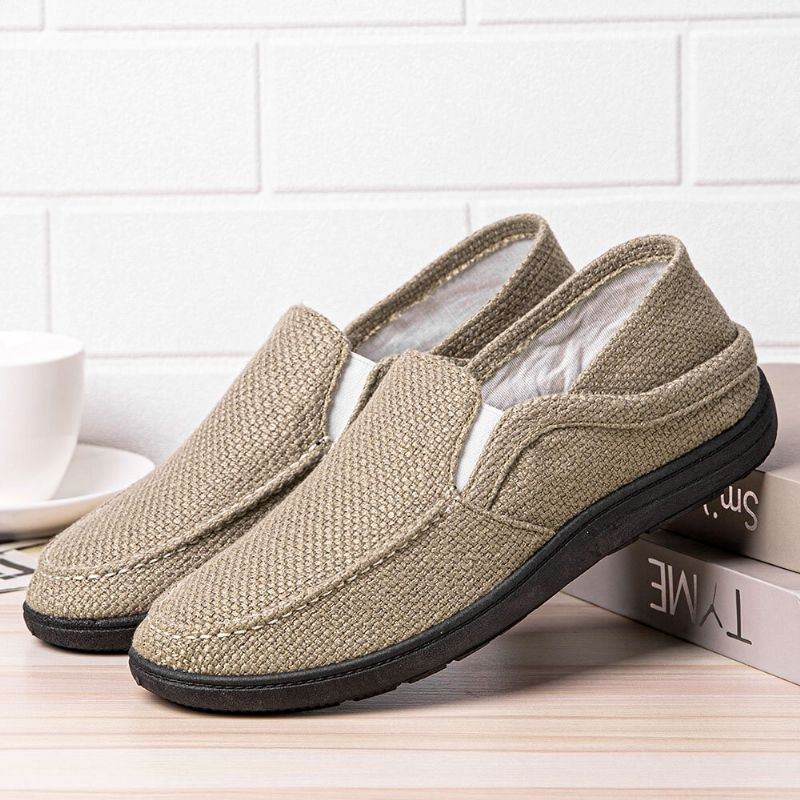 Herre Bærbare Slip On Soft Soled Casual Driving Loafers Sko