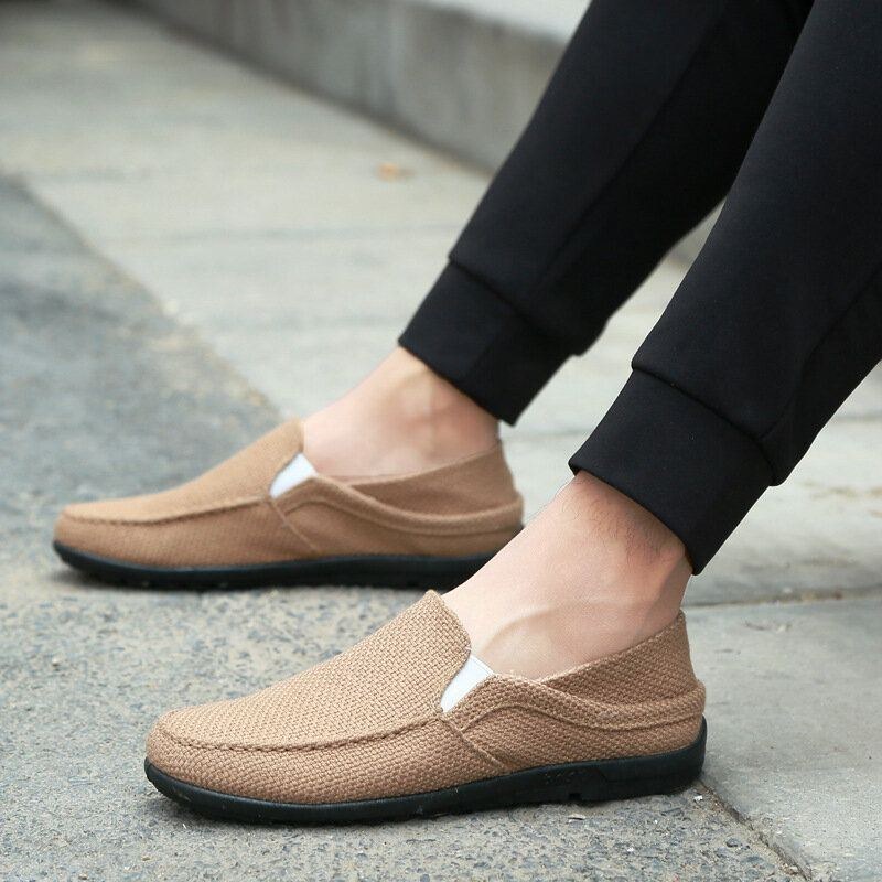 Herre Bærbare Slip On Soft Soled Casual Driving Loafers Sko