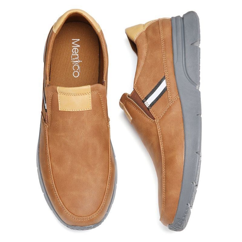 Herre Behagelige Mikrofiber Læder Slip-on Business Casual Sko