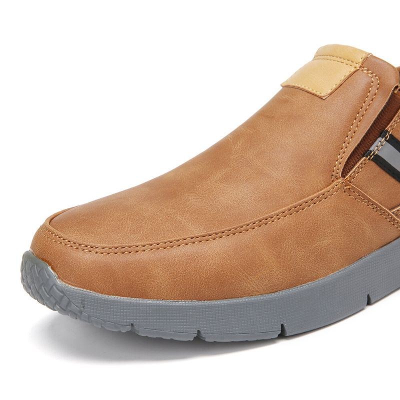 Herre Behagelige Mikrofiber Læder Slip-on Business Casual Sko