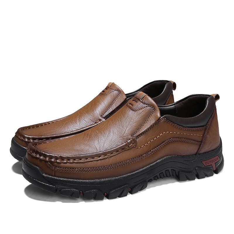 Herre Blød Koskind Skridsikker Sål Daily Business Casual Loafers