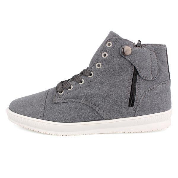 Herre Britisk Stil Canvas High Top Sko