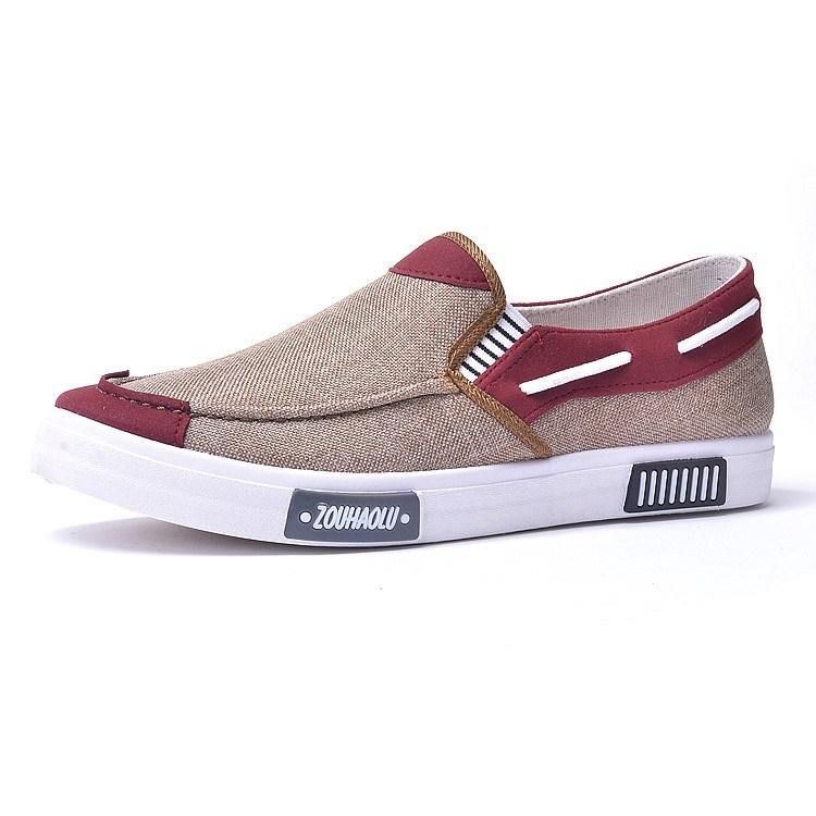 Herre Canvas Casual Bløde Comfy Daily Business Loafers