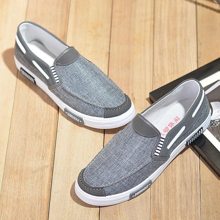 Herre Canvas Casual Bløde Comfy Daily Business Loafers